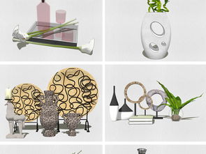 精品花器瓷器瓶子裝飾su模型