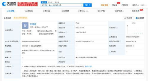 海天調(diào)味食品佛山新設(shè)科技公司，發(fā)力信息技術(shù)咨詢服務(wù)